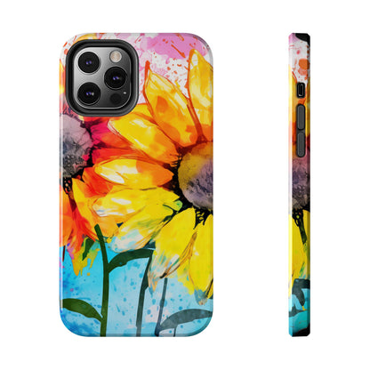 Bold Watercolor Sunflowers - iPhone Series Case