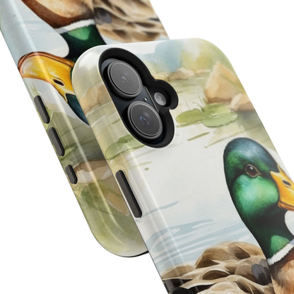 Serene Duck Reflection - MagSafe iPhone Case