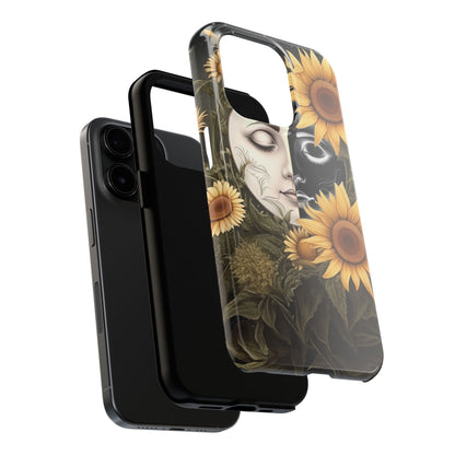 Sunflower Moon and Stars iPhone Case – Ethereal Art