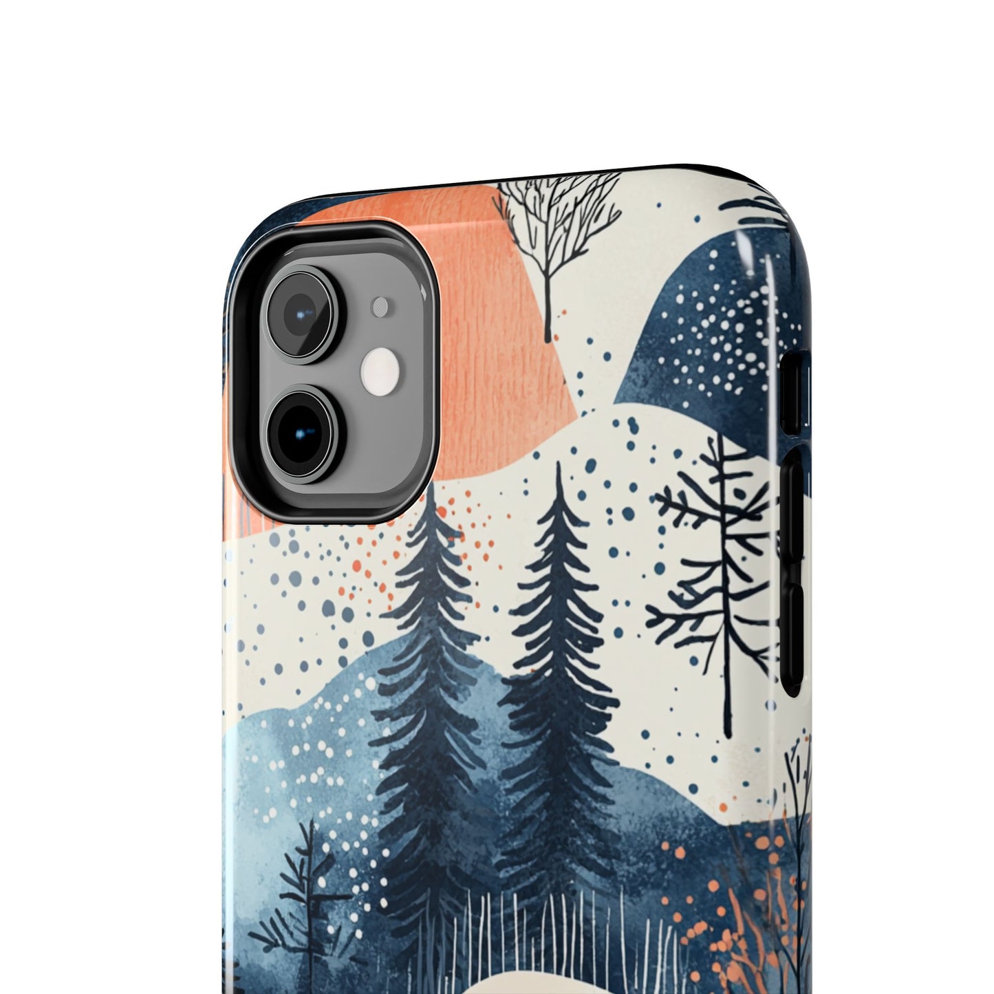 Winter Forest Samsung Galaxy Case | Watercolor Pine Trees