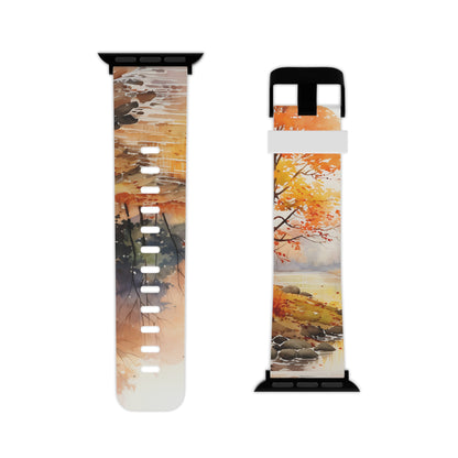 Autumn River Serenity Apple Watch Band