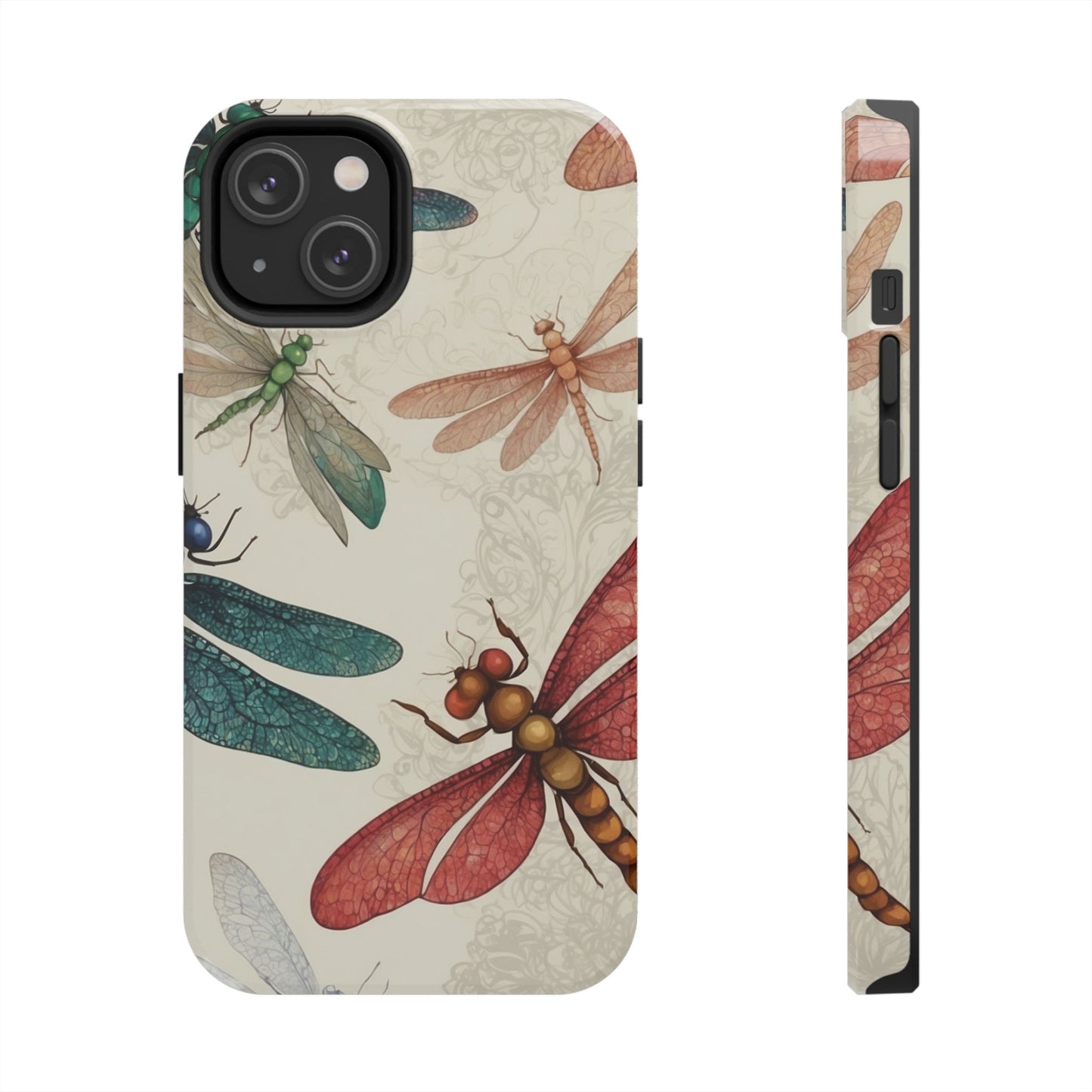 Vintage Dragonfly Garden – iPhone Series Case