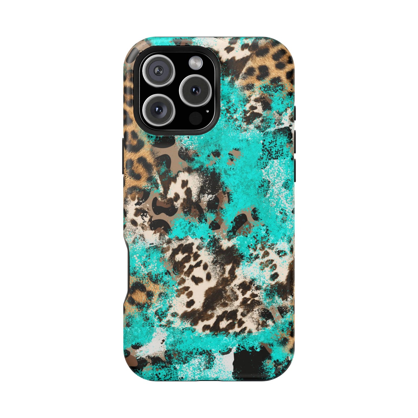 Aqua Splash Leopard - MagSafe iPhone Series Case