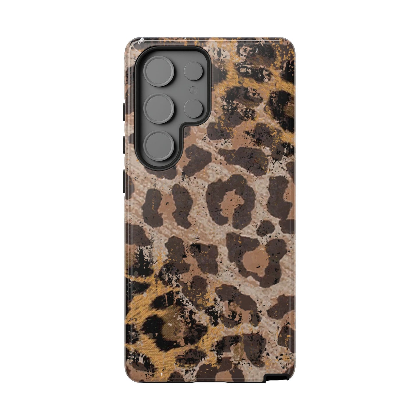 Vintage Distressed Leopard Print - Samsung Galaxy Series Case