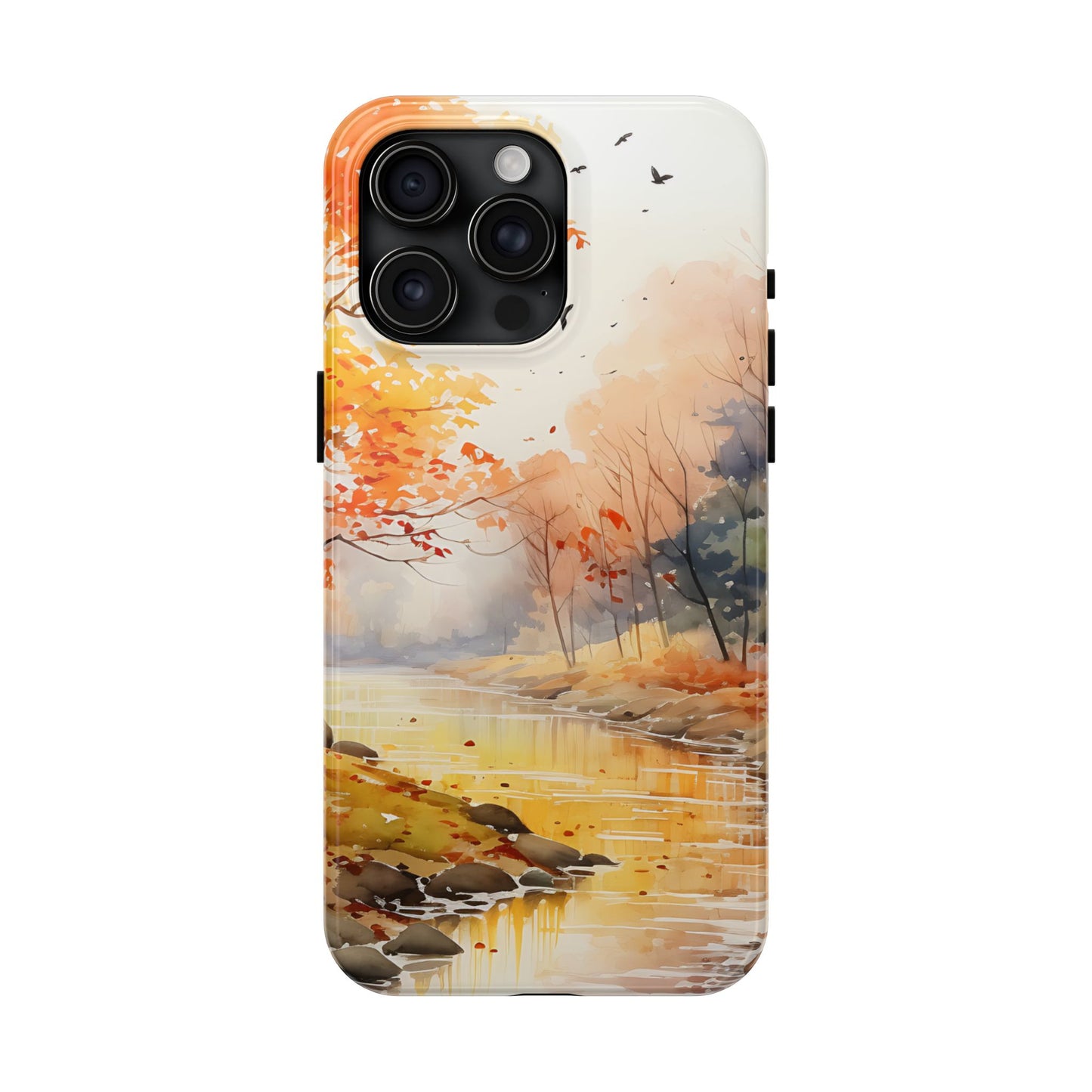 Autumn River Serenity – iPhone Case