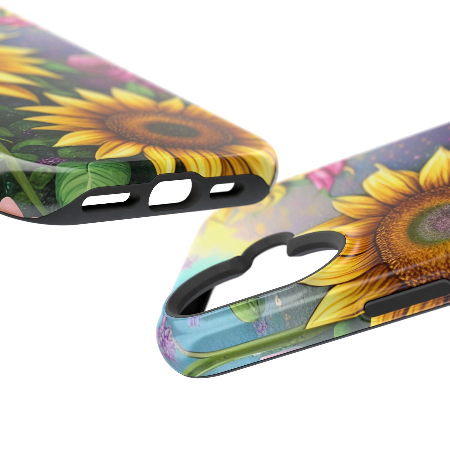 Whimsical Sunflower & Rose Garden - MagSafe iPhone Series Case