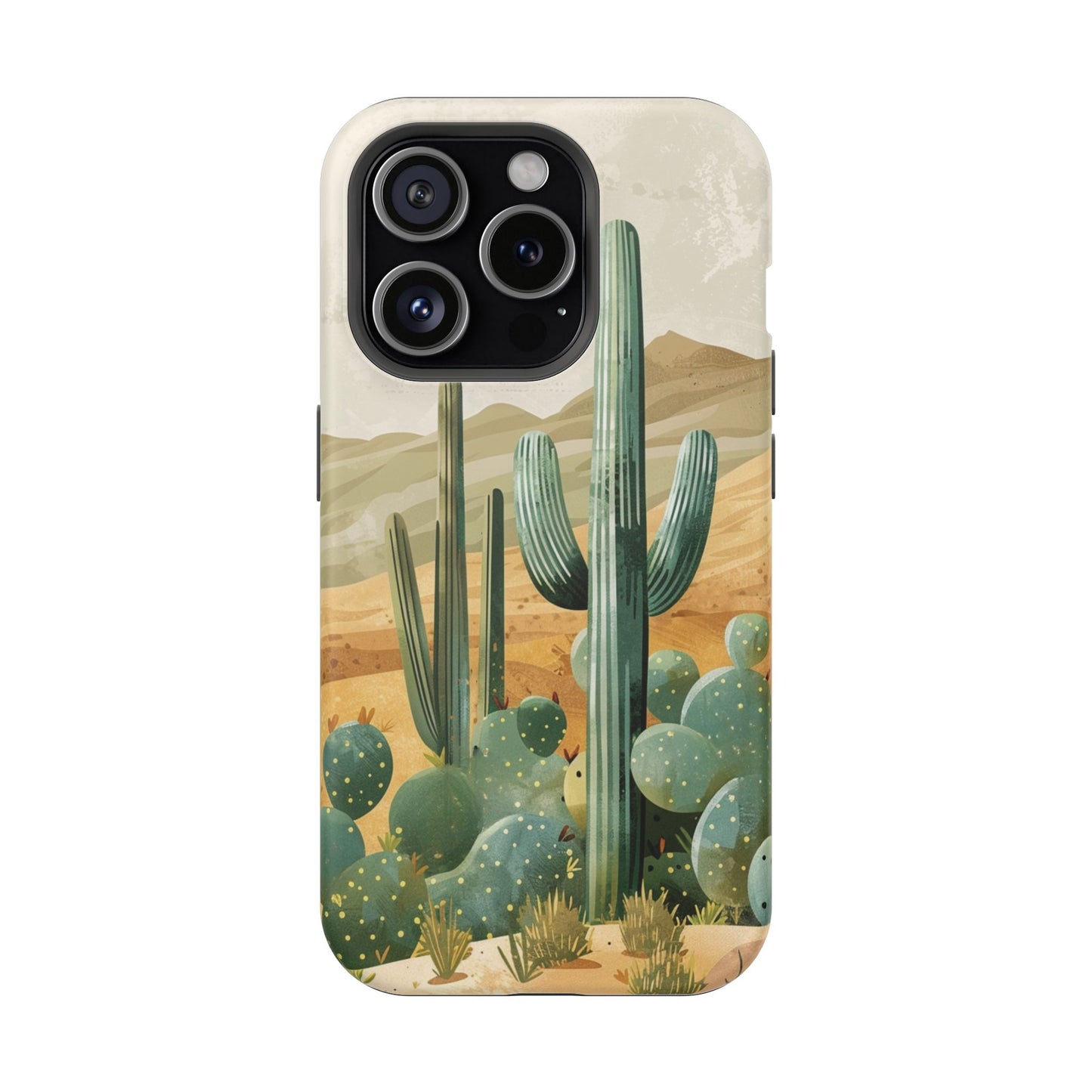 Desert Oasis Cactus iPhone Case