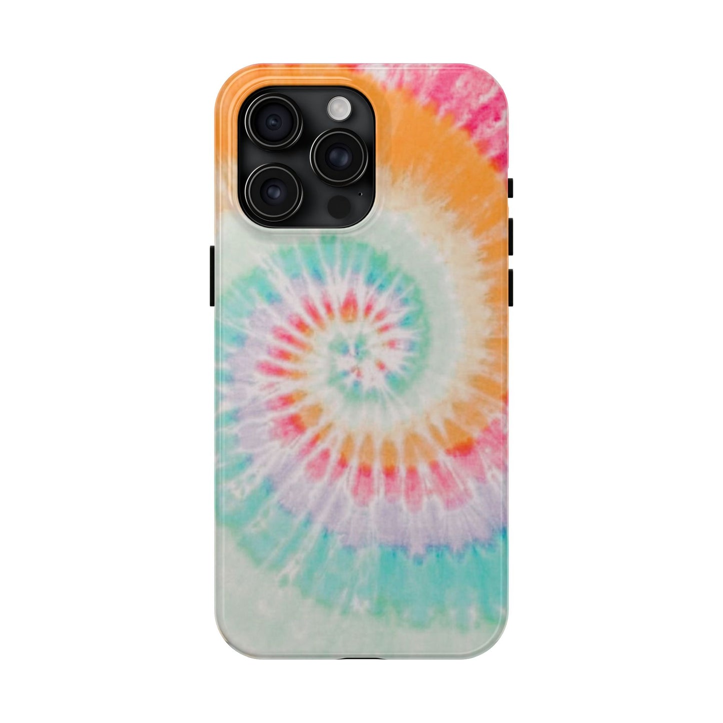 Pastel Swirl Tie-Dye iPhone Case – Soft & Minimalistic Style