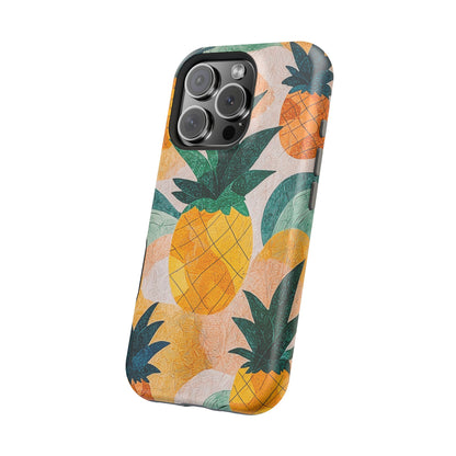 Tropical Pineapple MagSafe iPhone Case – Vibrant Fruit Design, Tough Dual-Layer Protection