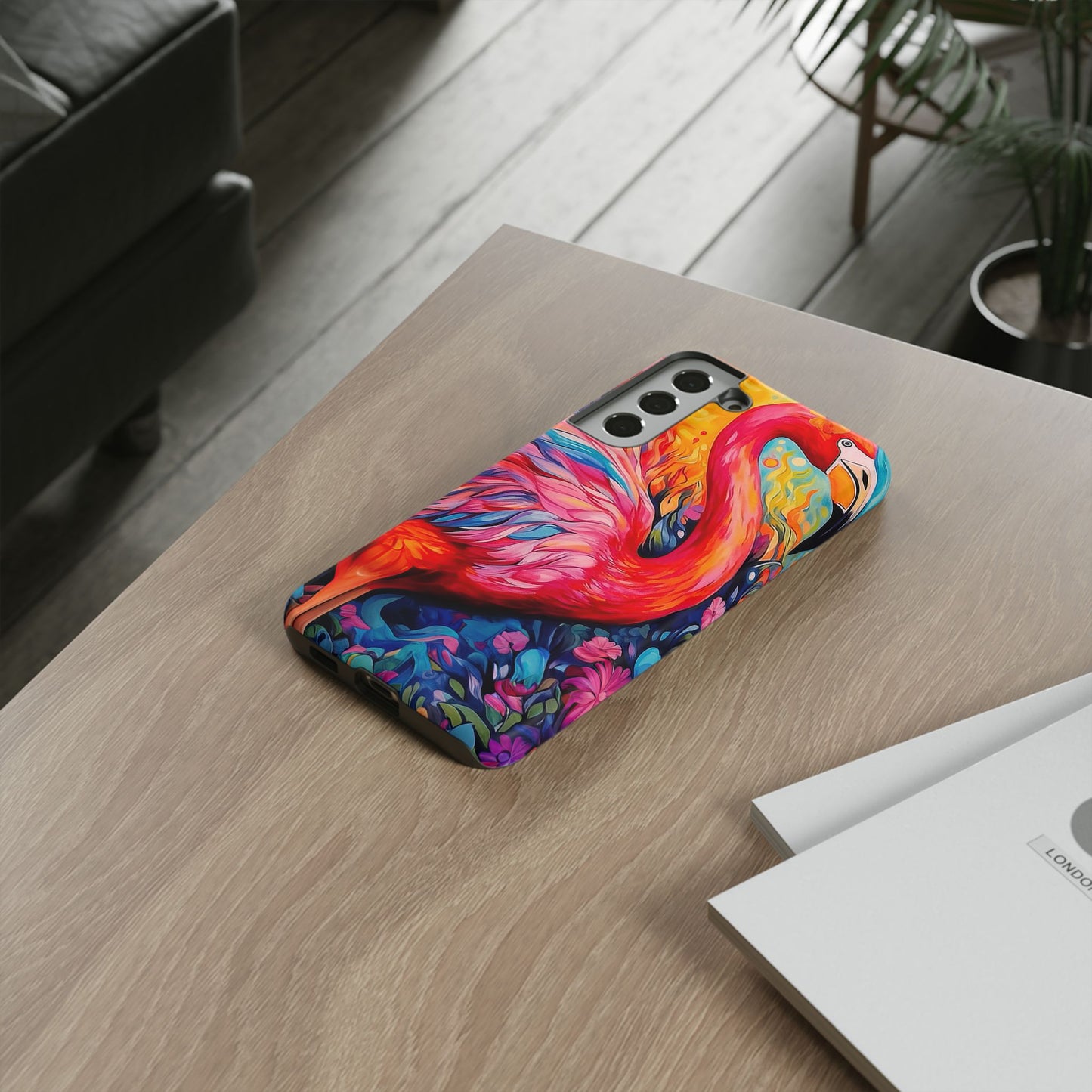 Flamingo Fiesta – Vibrant Flamingo Samsung Galaxy Phone Case