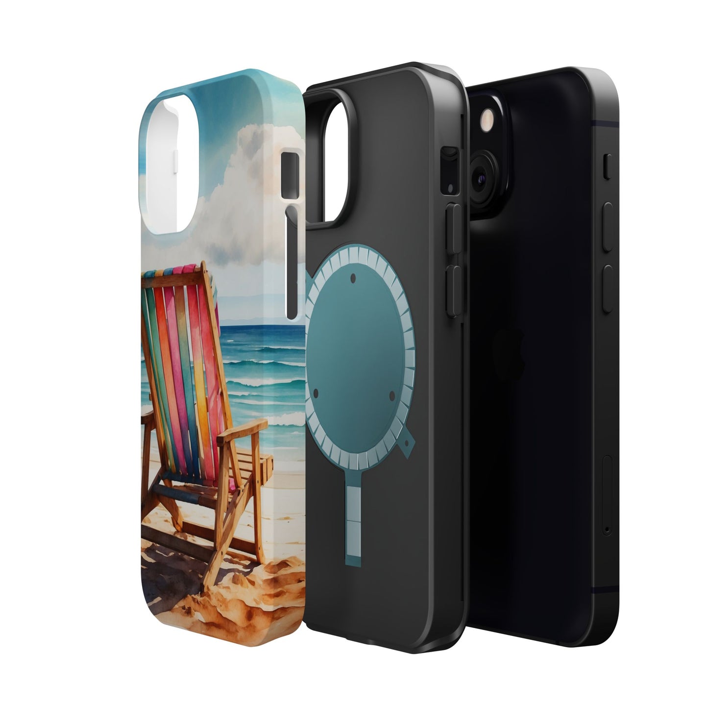 Vibrant Beach Escape MagSafe iPhone Case – Summer Vibes Design