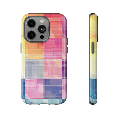 Pastel Panache Watercolor Plaid Case