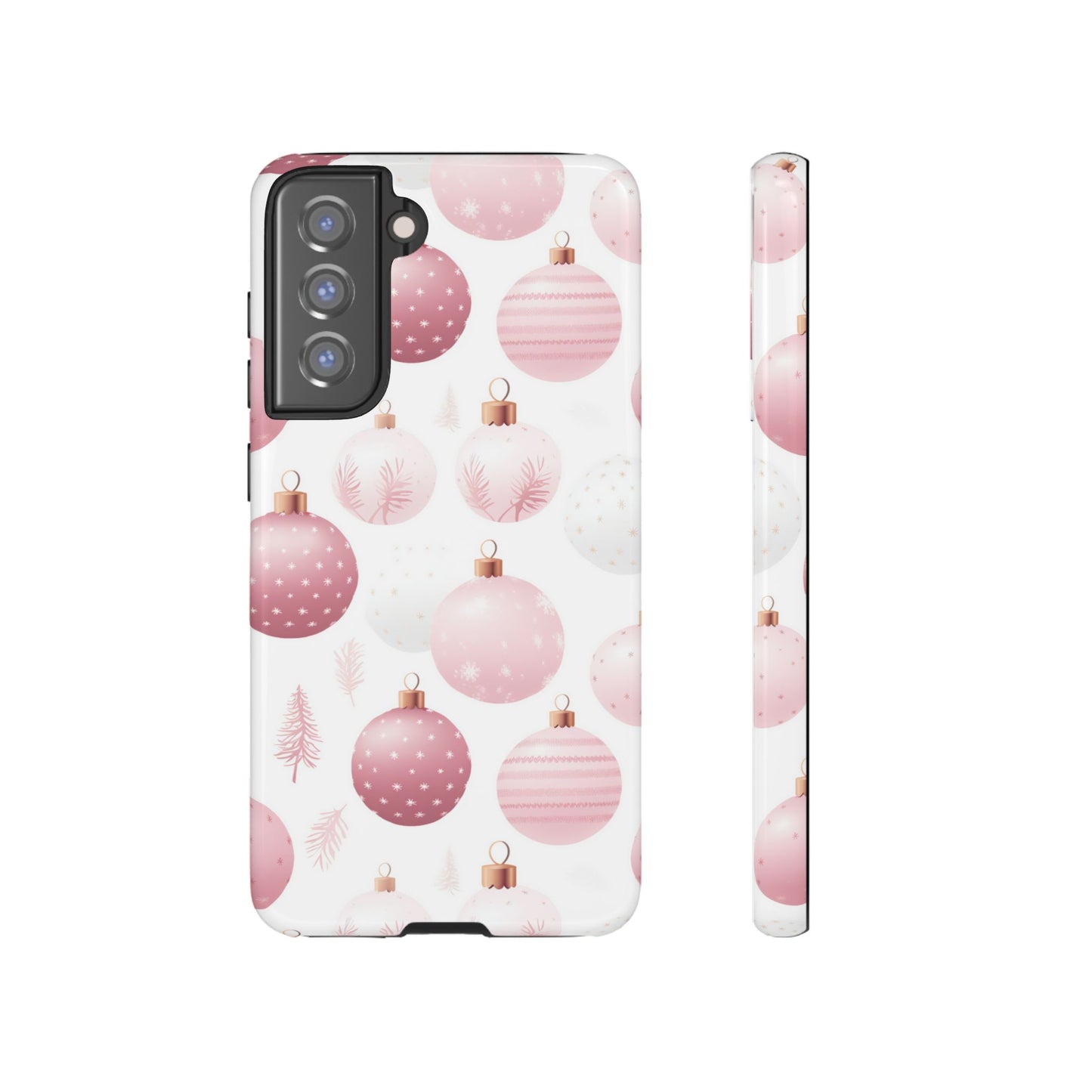 Samsung Galaxy Case: Merry in Pink – Christmas Balls