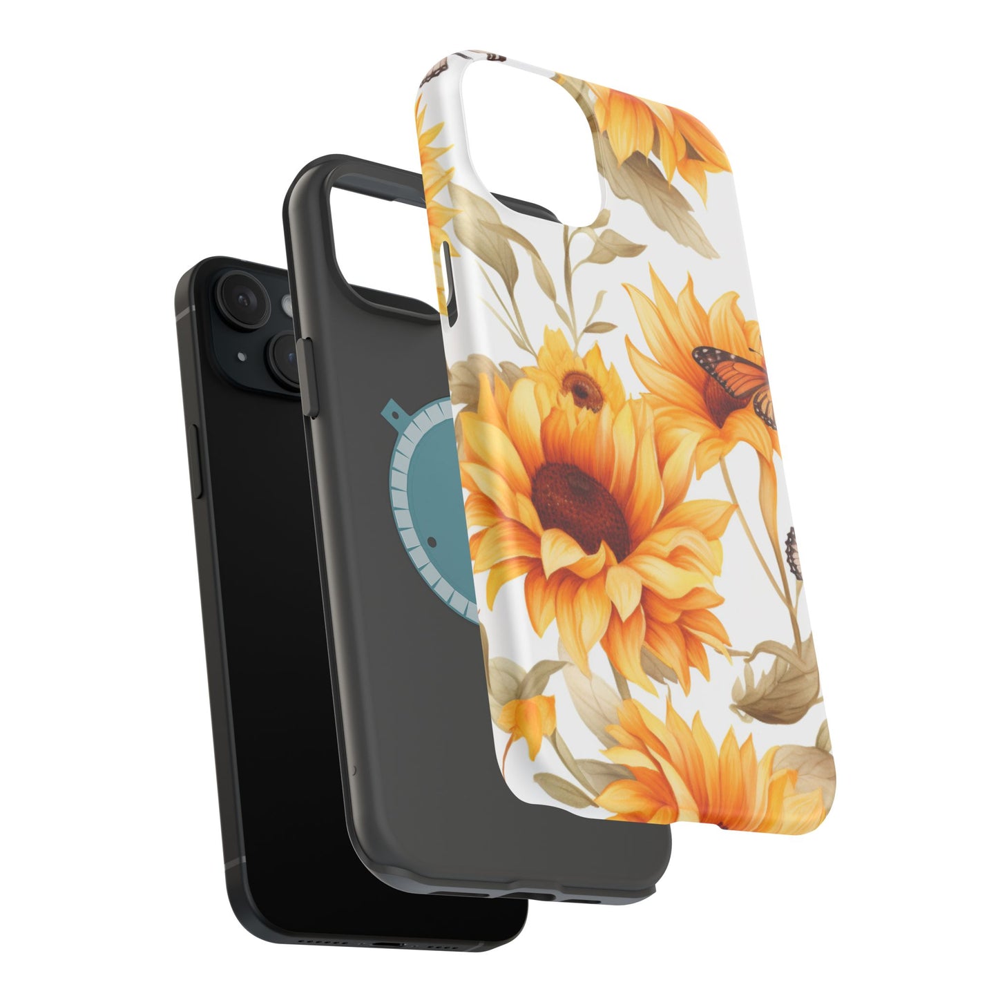 Sunflower & Monarch Garden - MagSafe iPhone Series Case