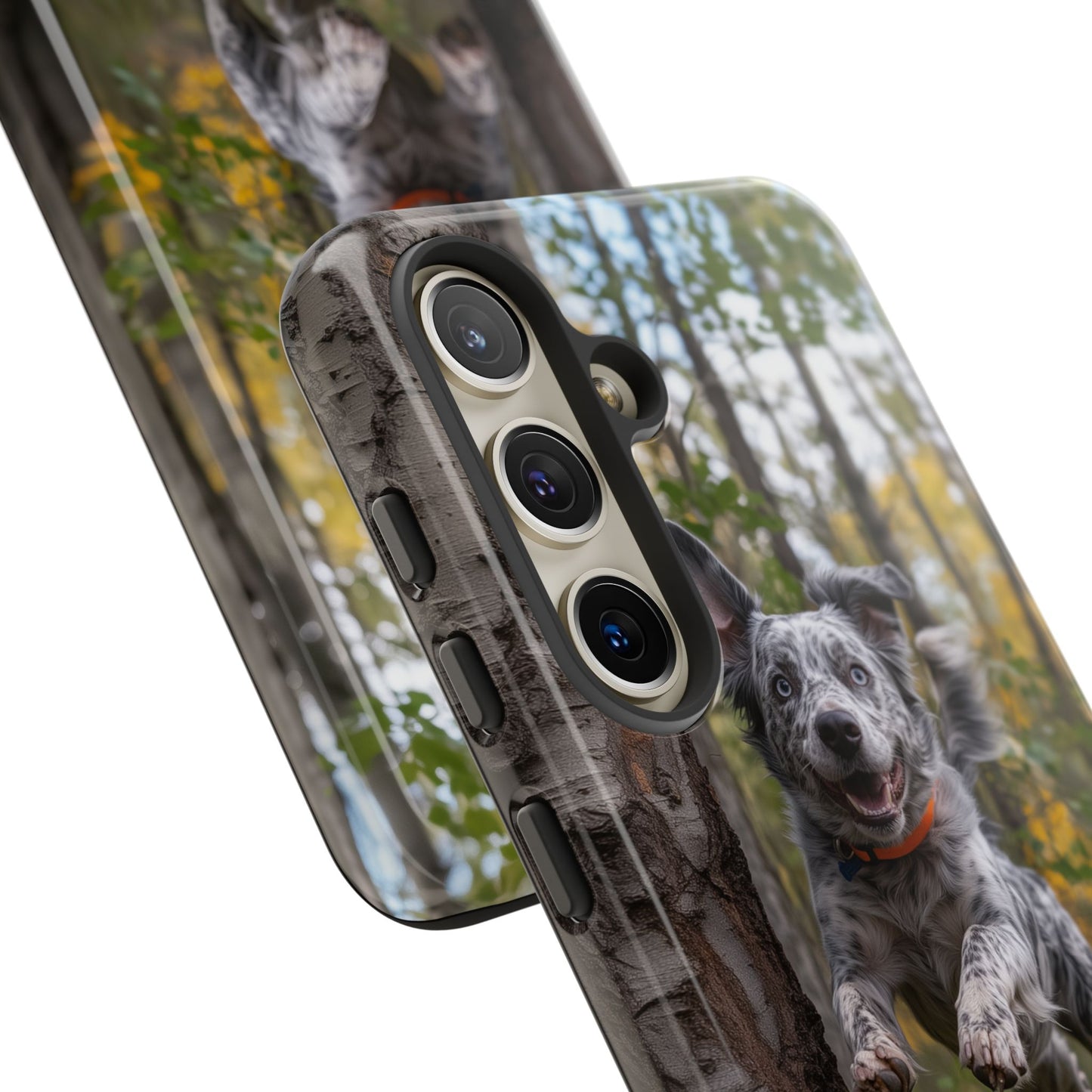 Happy Forest Dog iPhone Case – Nature-Inspired Protective Cover