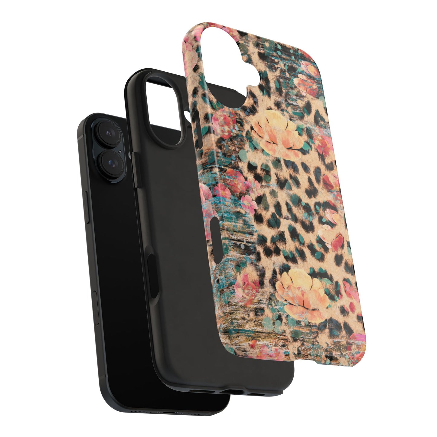 Rustic Floral Leopard - iPhone Series Case