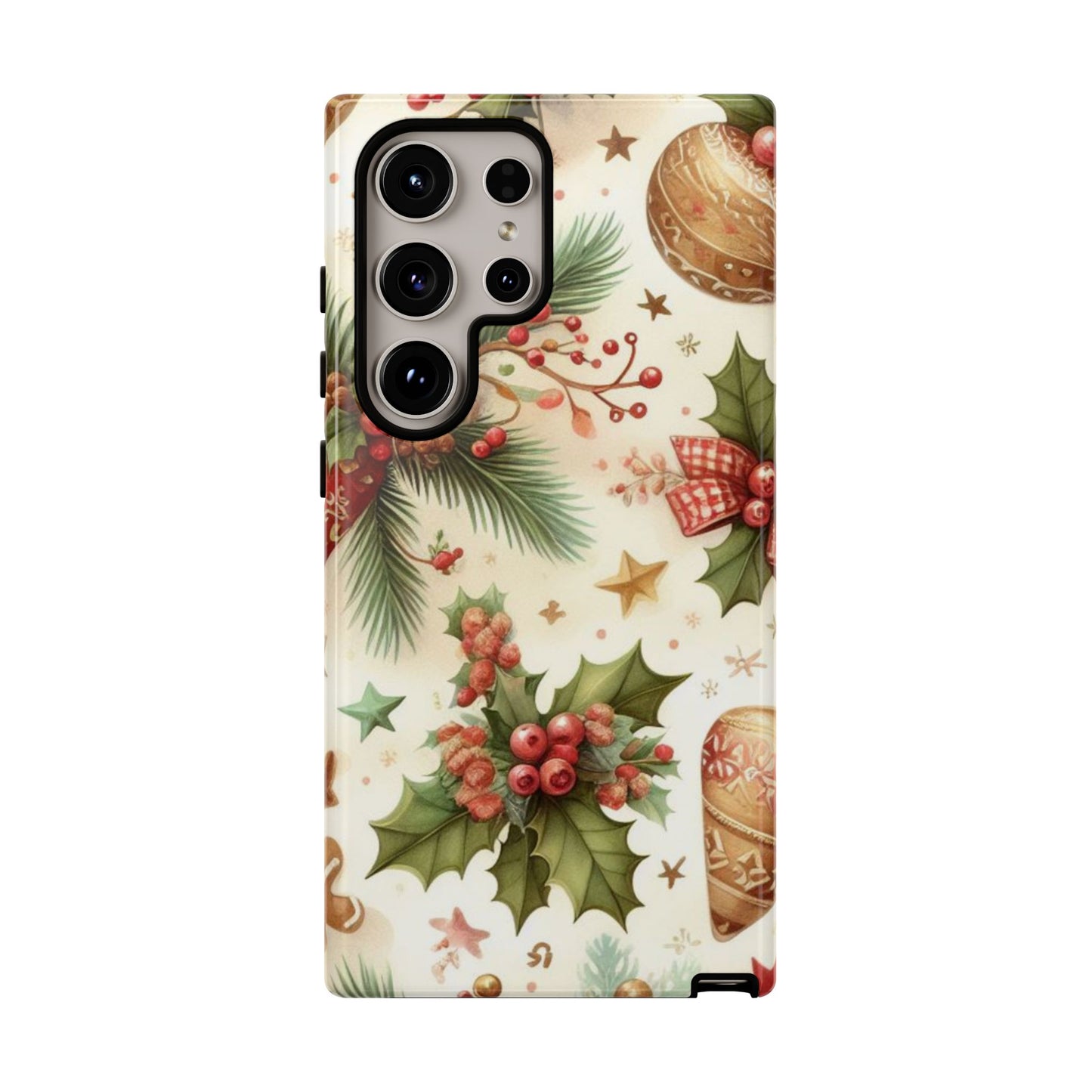 Classic Christmas Stocking & Ornaments Pattern – Samsung Galaxy Series Case