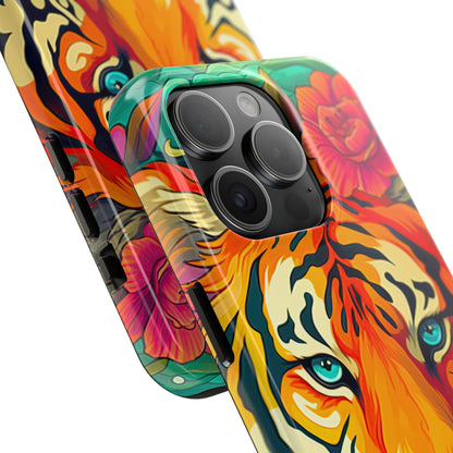 Fierce Rainbow Tiger Art - iPhone Series Case