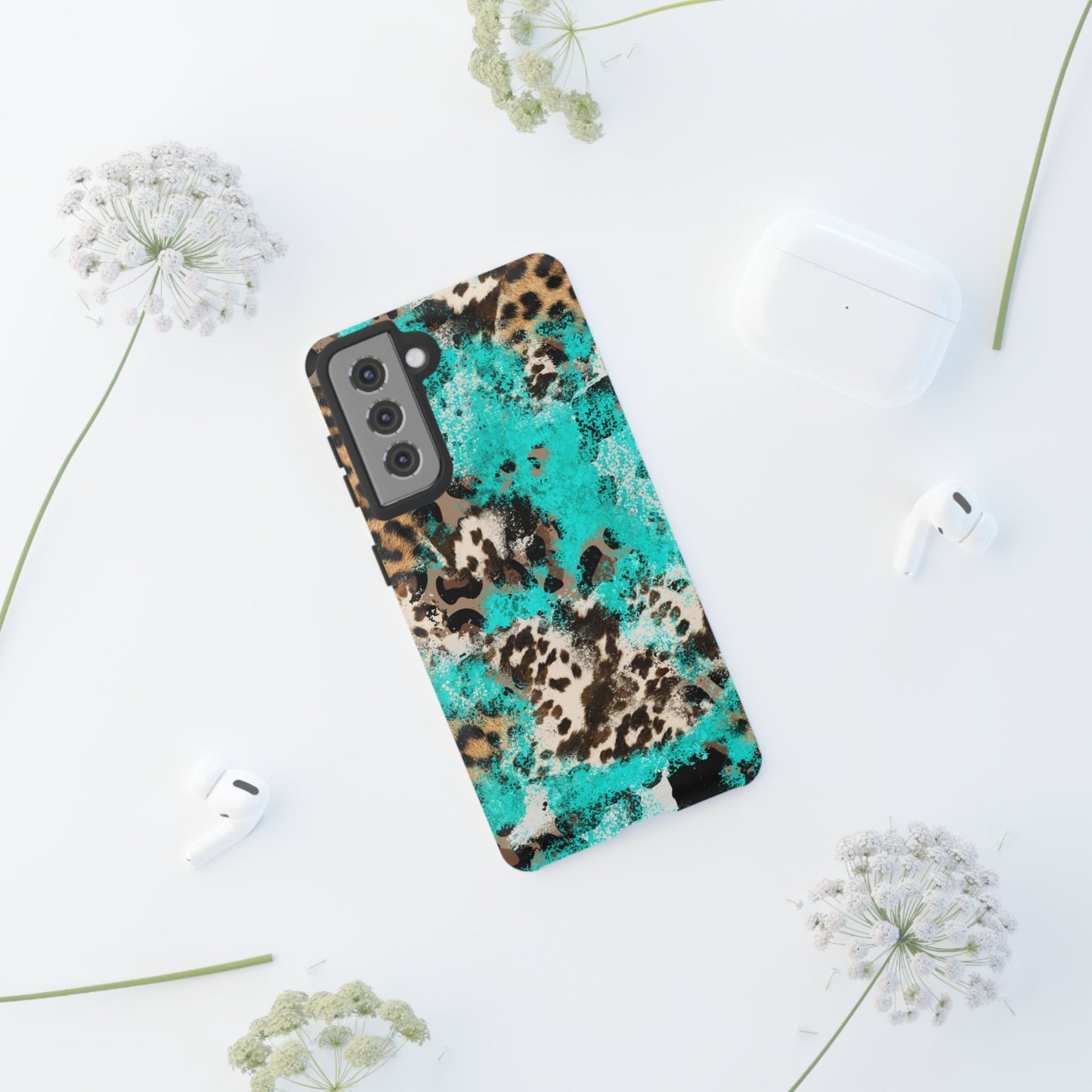 Aqua Splash Leopard - Samsung Galaxy Series Case