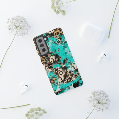 Aqua Splash Leopard - Samsung Galaxy Series Case