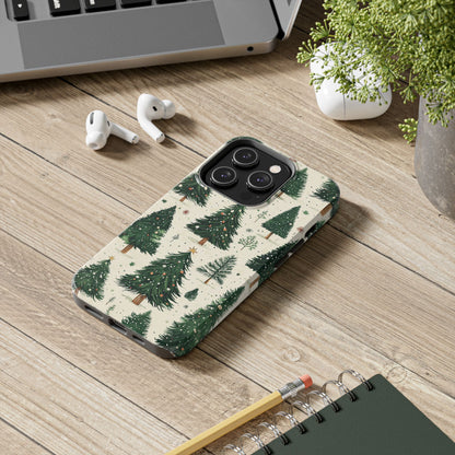 Festive Christmas Tree Forest Pattern – iPhone Series Case