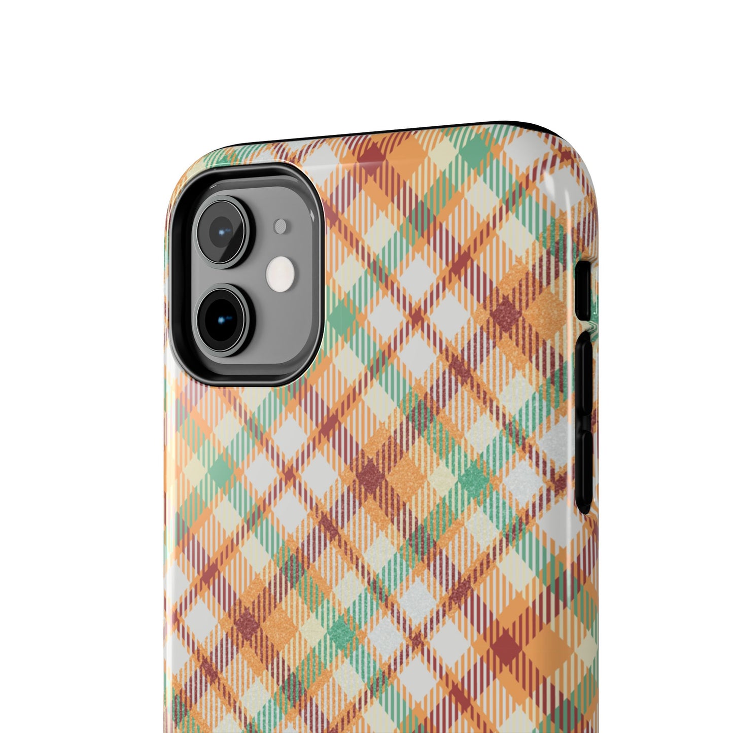 iPhone Case - Autumn Harvest Plaid Design