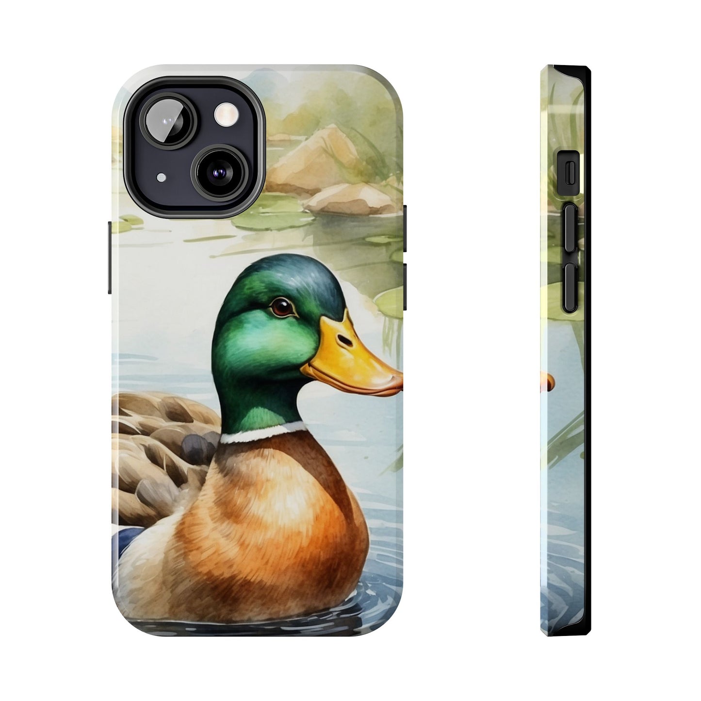 Serene Duck Reflection - iPhone Case