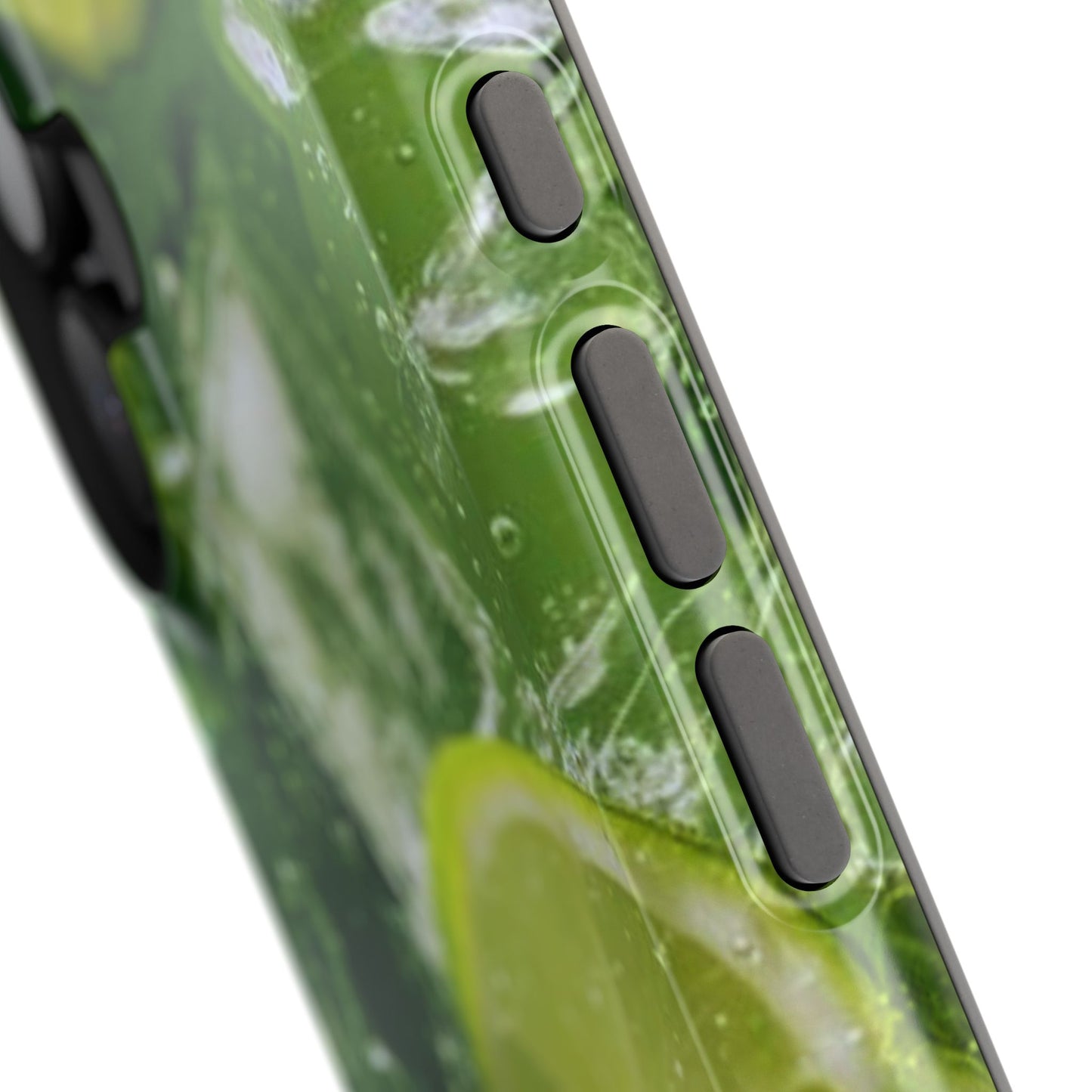 Refreshing Lime Splash MagSafe iPhone Case – Tough Protection, Vivid Dual-Layer Design