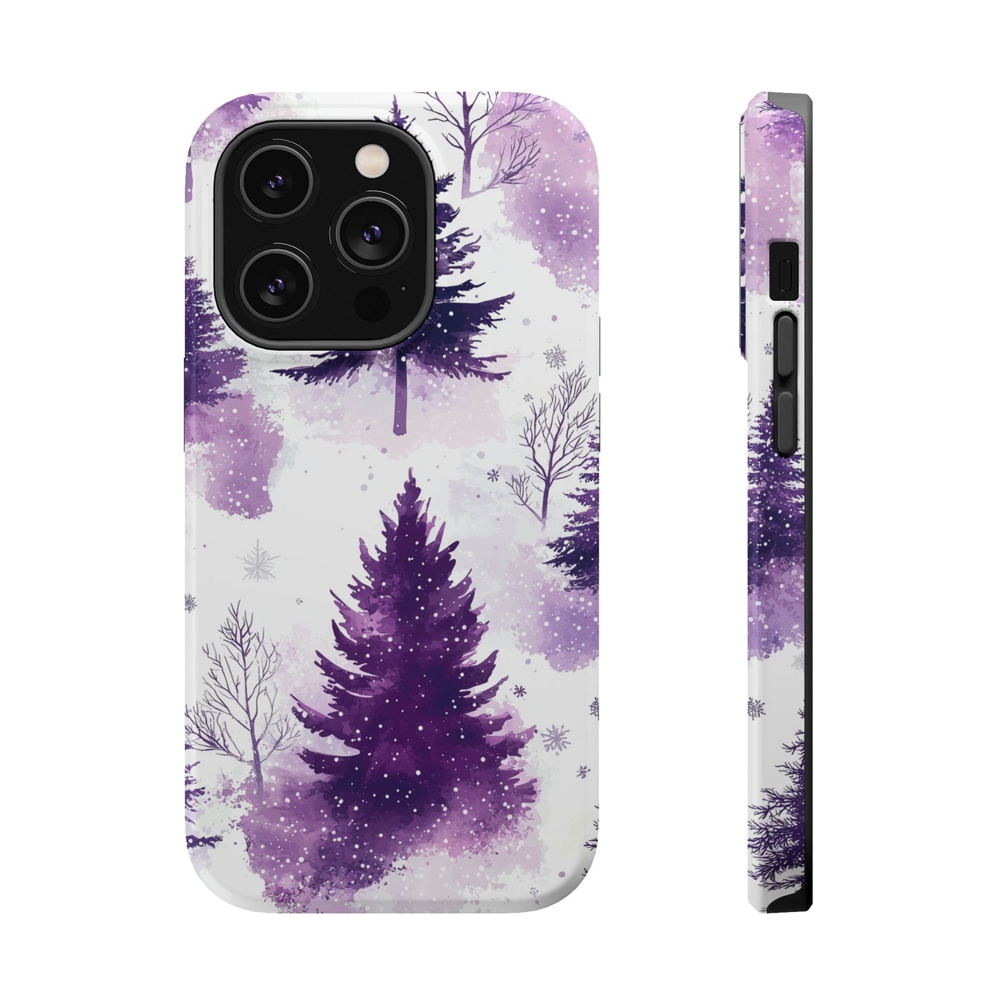 Purple Snowy Forest - MagSafe iPhone Series Case