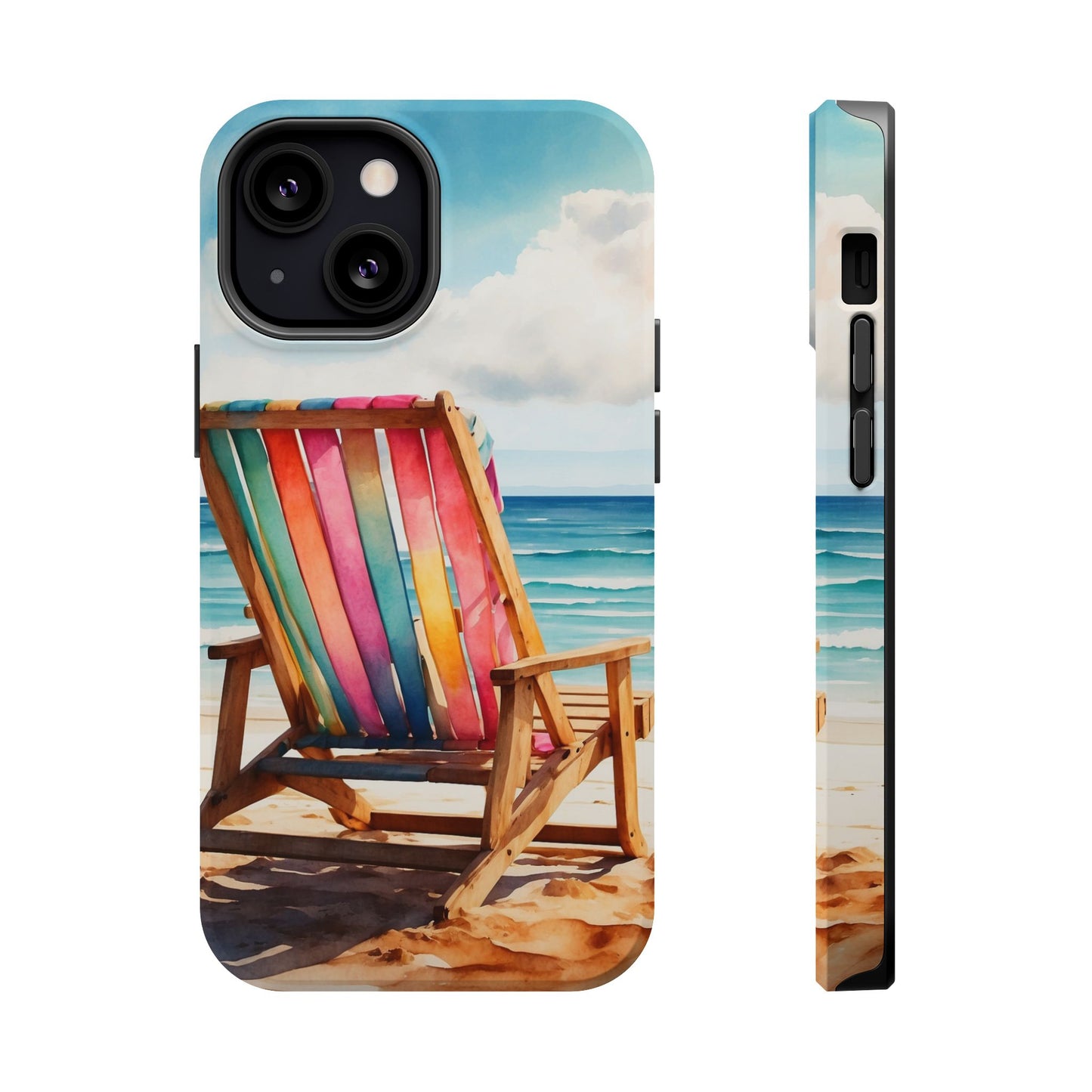 Vibrant Beach Escape MagSafe iPhone Case – Summer Vibes Design