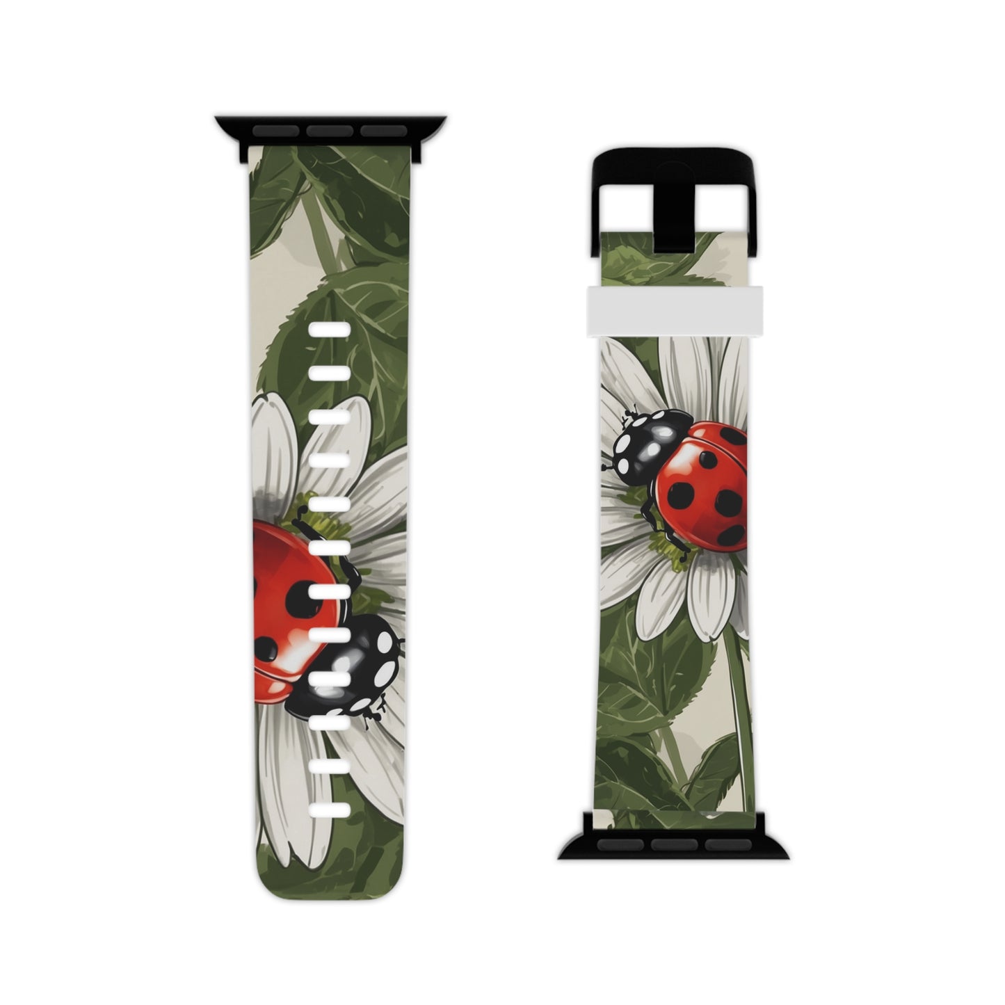 Ladybug & Daisy Garden Charm Apple Watch Band