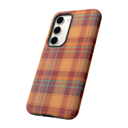 Samsung Galaxy Case - Autumn Tartan Plaid Design