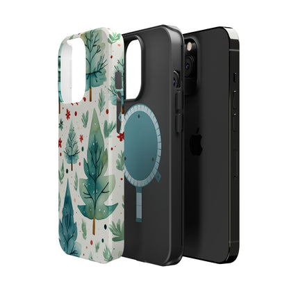 Watercolor Winter Forest - MagSafe iPhone Series Case