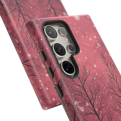 Pink Winter Twilight Forest - Samsung Galaxy Series Case