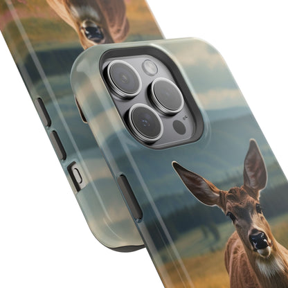 Rustic Meadow Deer – MagSafe iPhone Case