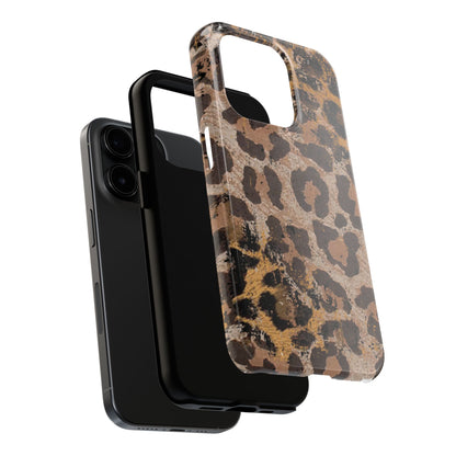 Vintage Distressed Leopard Print - iPhone Series Case