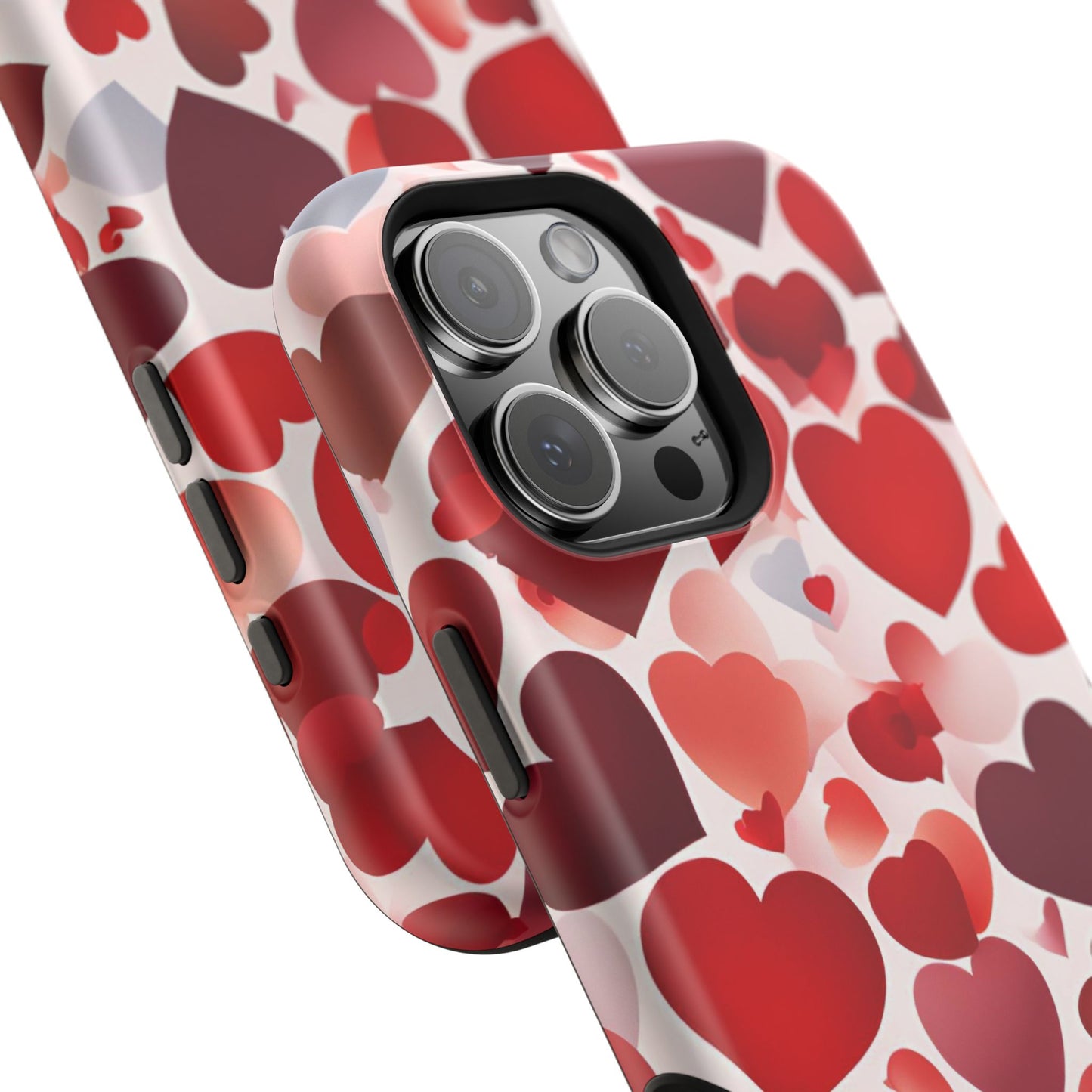 MagSafe Case: Romantic Red Heart Gradient Case