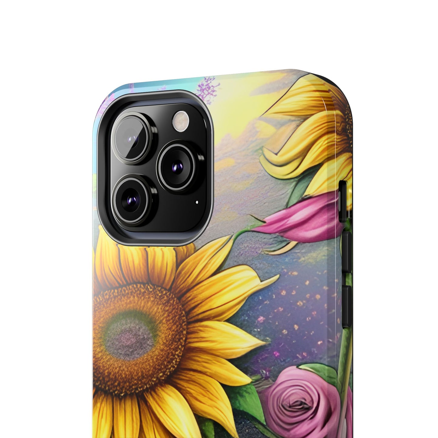 Whimsical Sunflower & Rose Garden - iPhone Series Case