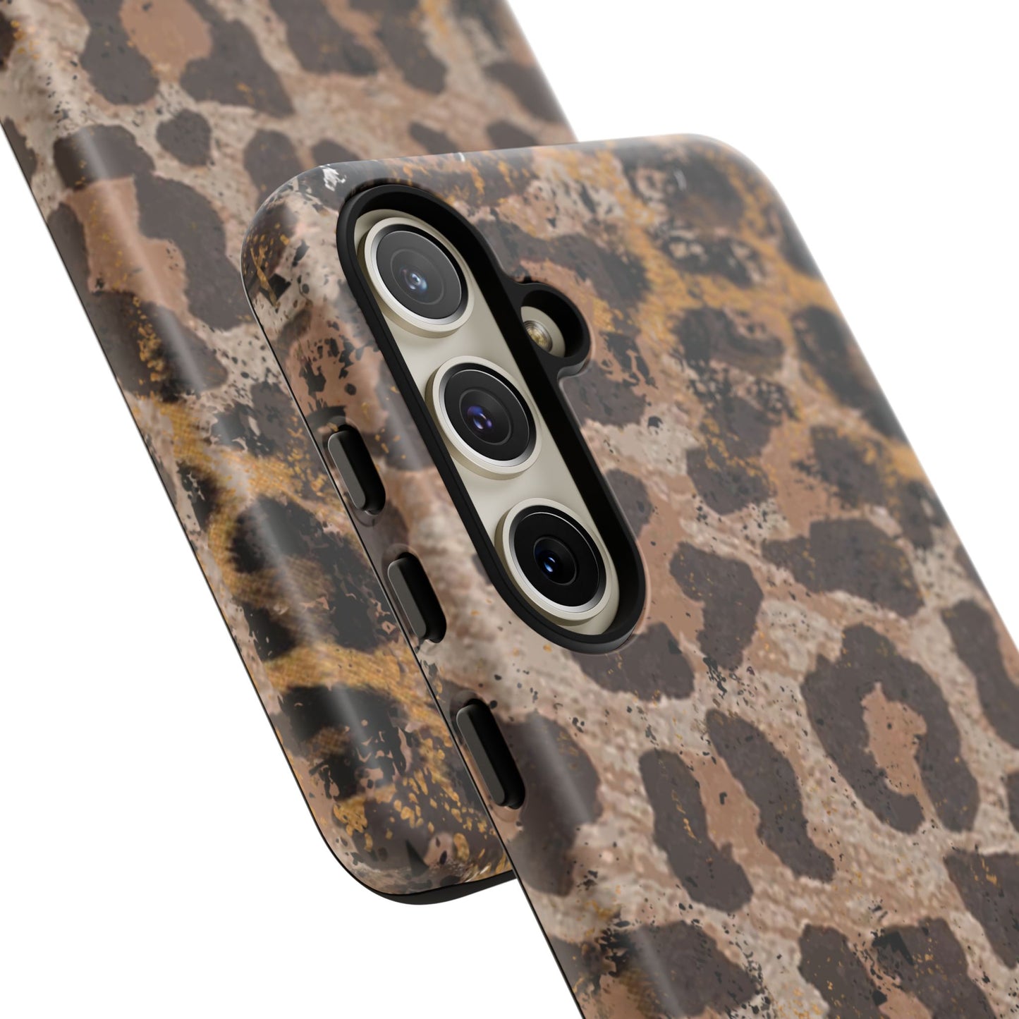 Vintage Distressed Leopard Print - Samsung Galaxy Series Case