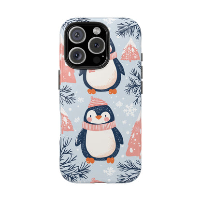 Penguin in Winter Wonderland iPhone Case