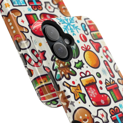 Festive Christmas Icons Pattern – MagSafe iPhone Series Case