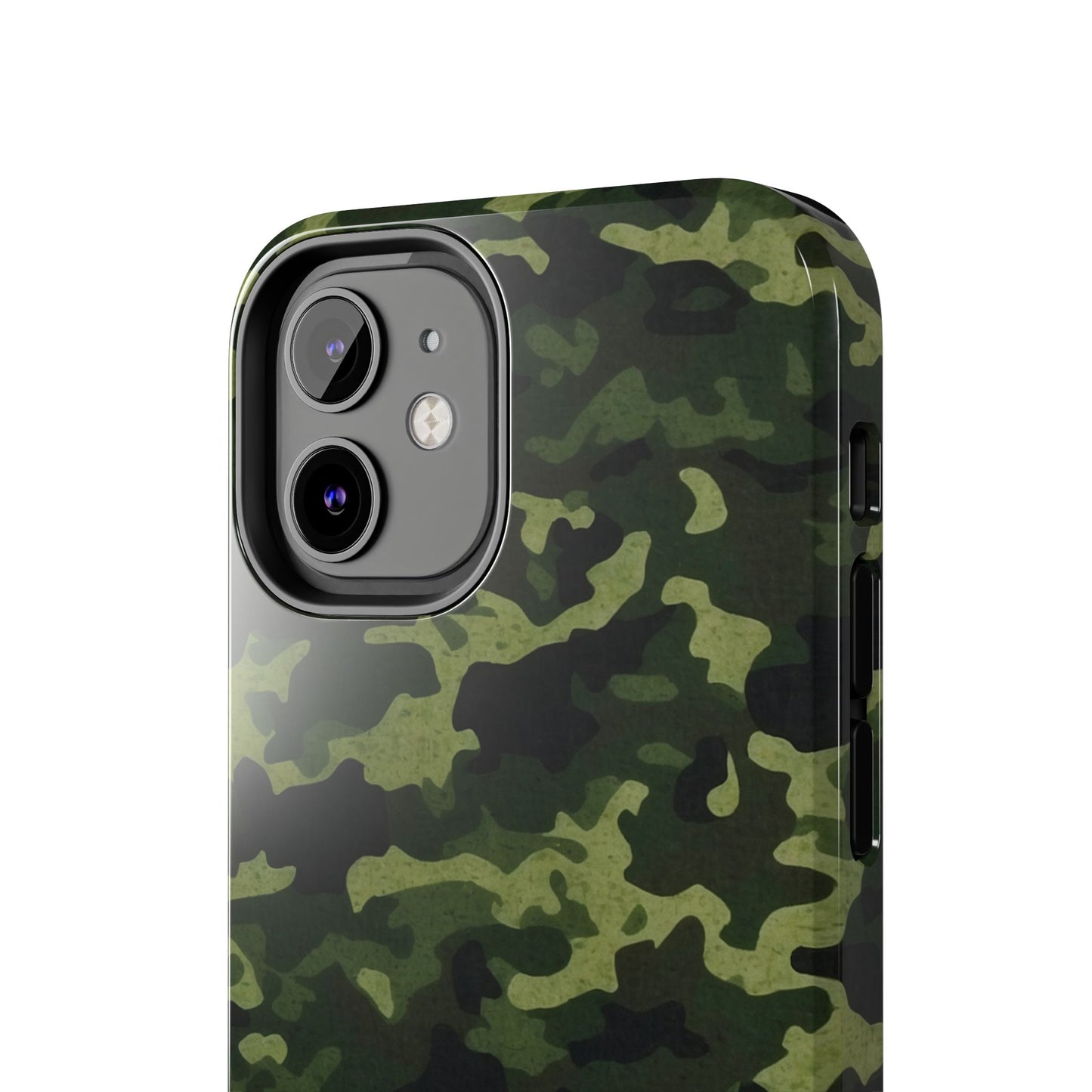 Dark Green Camouflage – iPhone Case, Rugged and Slim Design