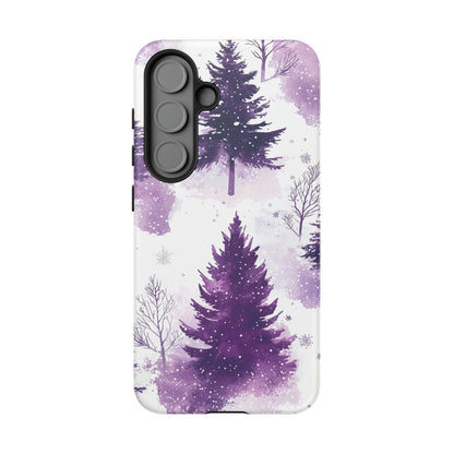 Purple Snowy Forest - Samsung Galaxy Series Case