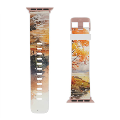 Autumn River Serenity Apple Watch Band