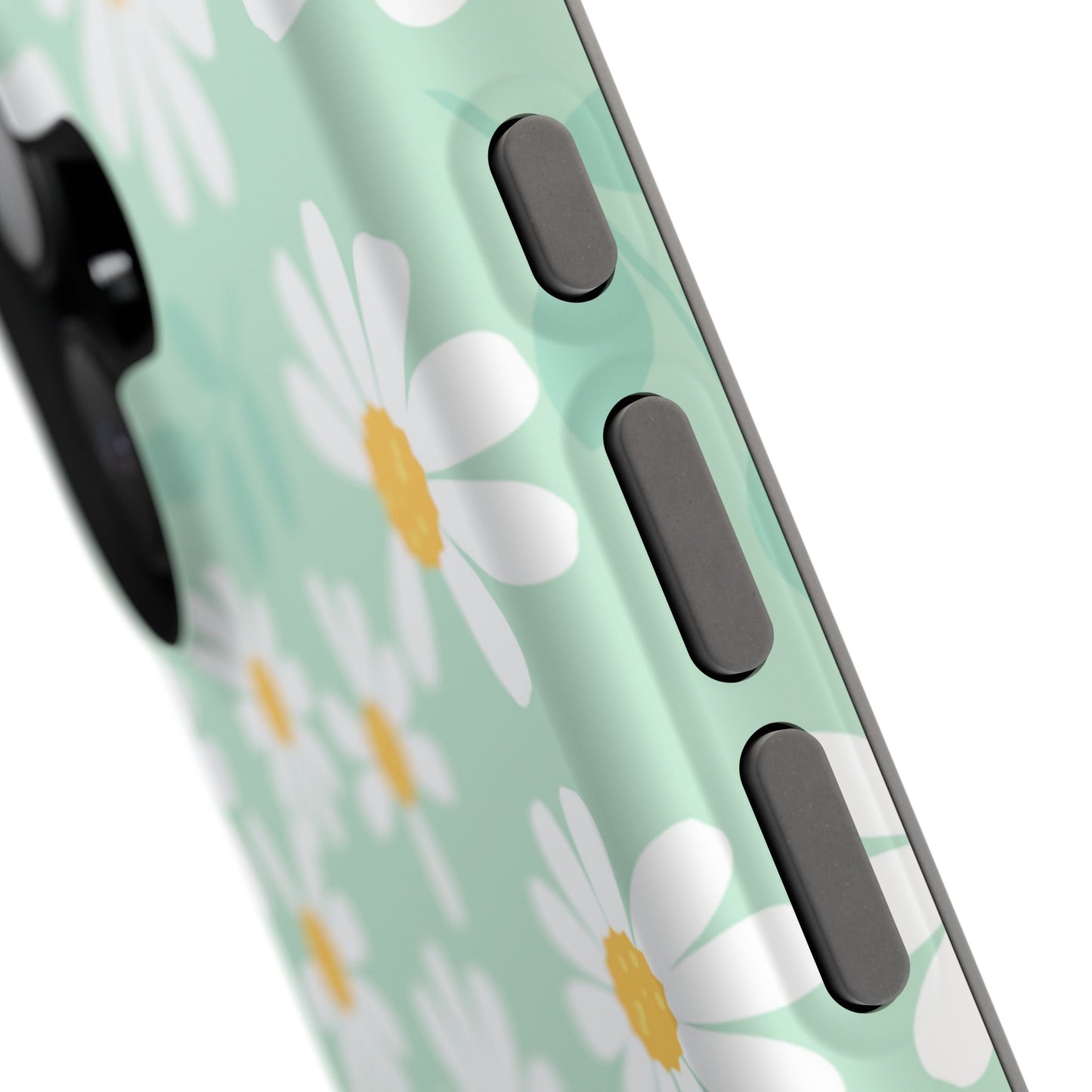 Charming Daisy Floral Tough MagSafe iPhone Case – Spring Pastel Design, Shockproof & Slim