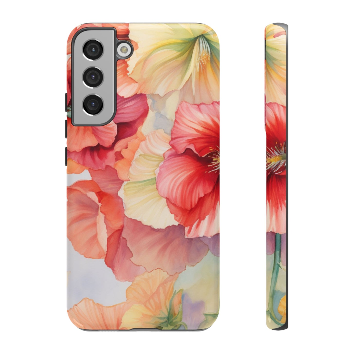 Gumamela Blush Pink Watercolor Floral – Samsung Galaxy Case