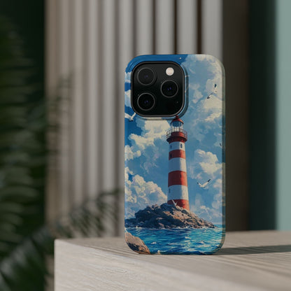 Iphone Case - Majestic Lighthouse Scene Design