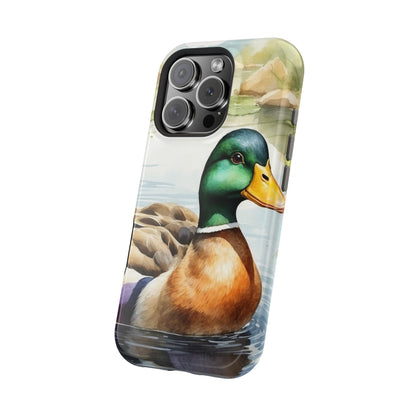 Serene Duck Reflection - MagSafe iPhone Case