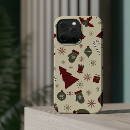 Vintage Holiday Cheer - MagSafe iPhone Series Case