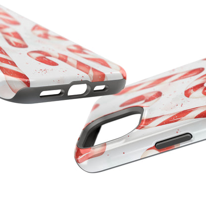 Festive Candy Cane Delight - MagSafe iPhone Series Case